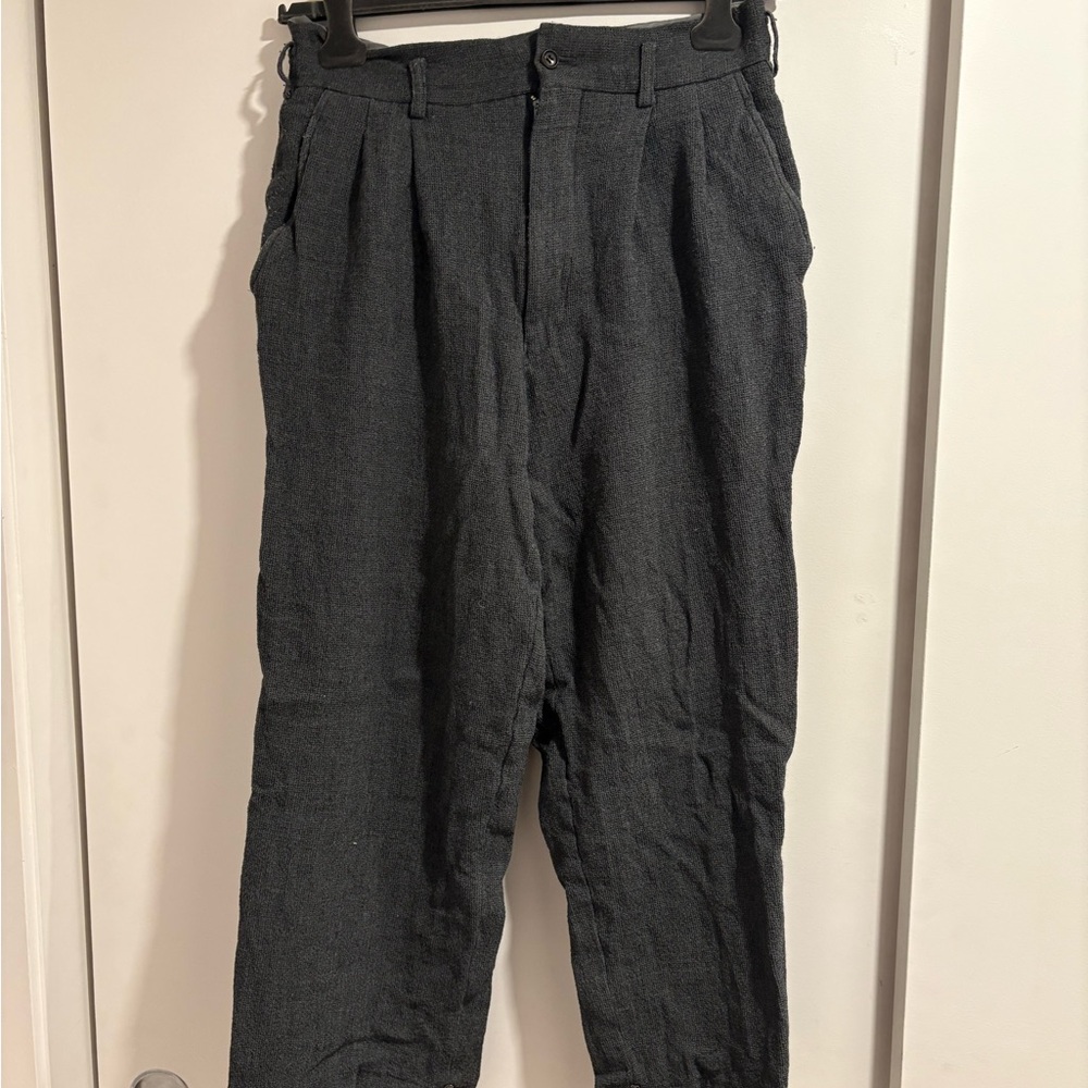 Comme des Garcons Charcoal Gray Dress Pants